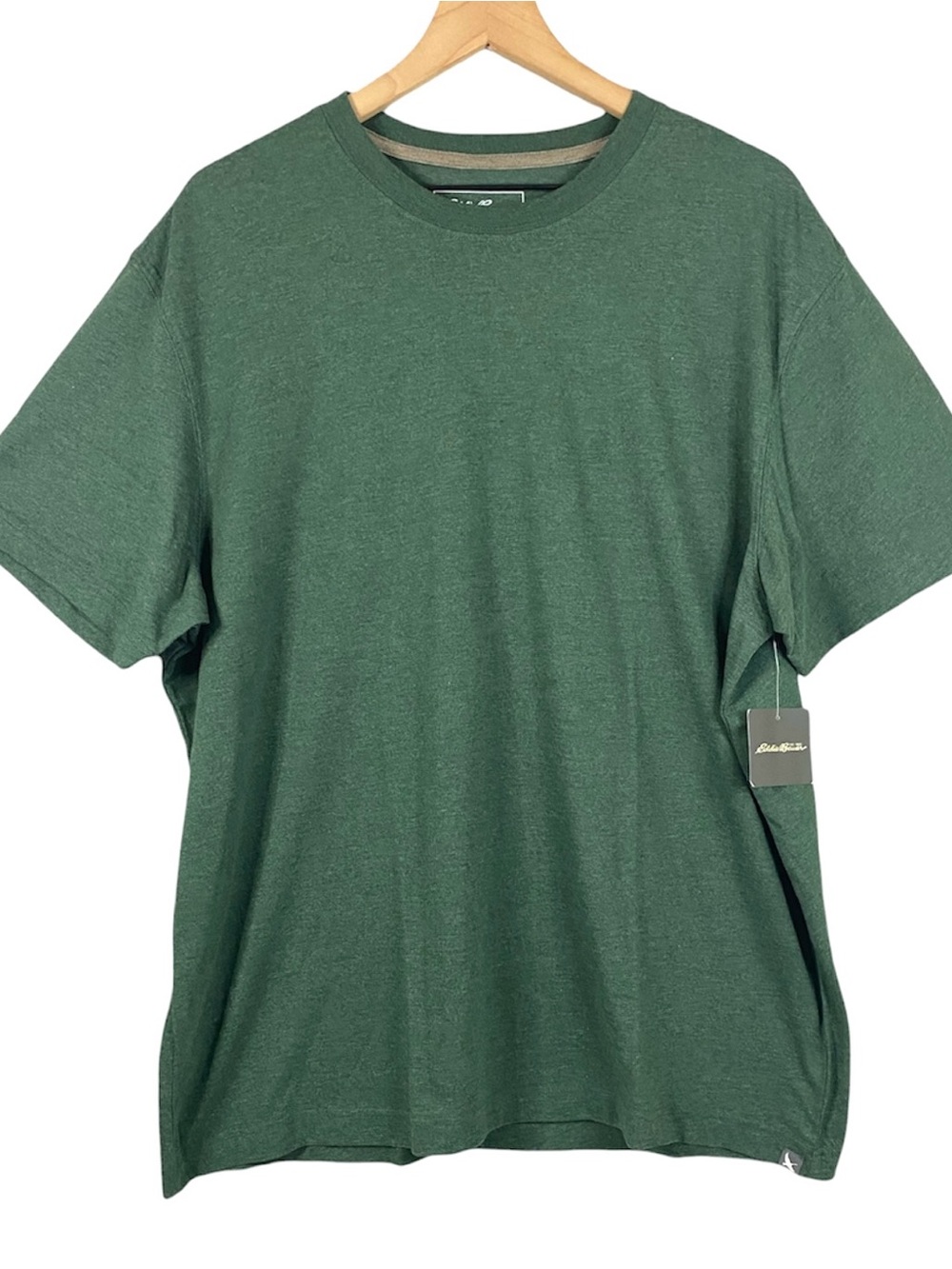 NWT Men's Eddie Bauer Legend Wash Short-Sleeve Crewneck T-Shirt in Green Size XL